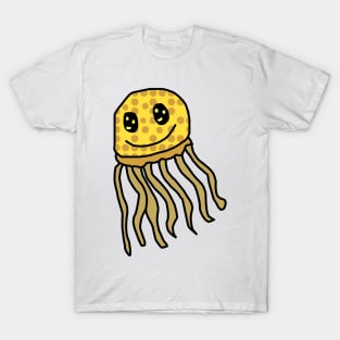 Yellow Poke Dot Jellyfish T-Shirt